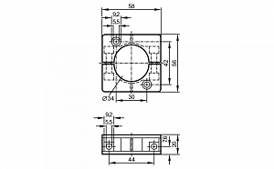 IFM E10017 - Монтажный адаптер