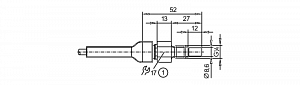 IFM SF2410 - Датчик потока для подключения к оценочной электронике