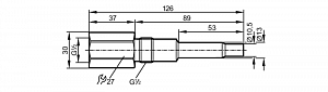 IFM E30393 - Защитная гильза с резьбой для датчиков температуры