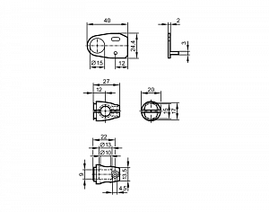 IFM E21298 - Монтажный набор для фотоэлектрических датчиков